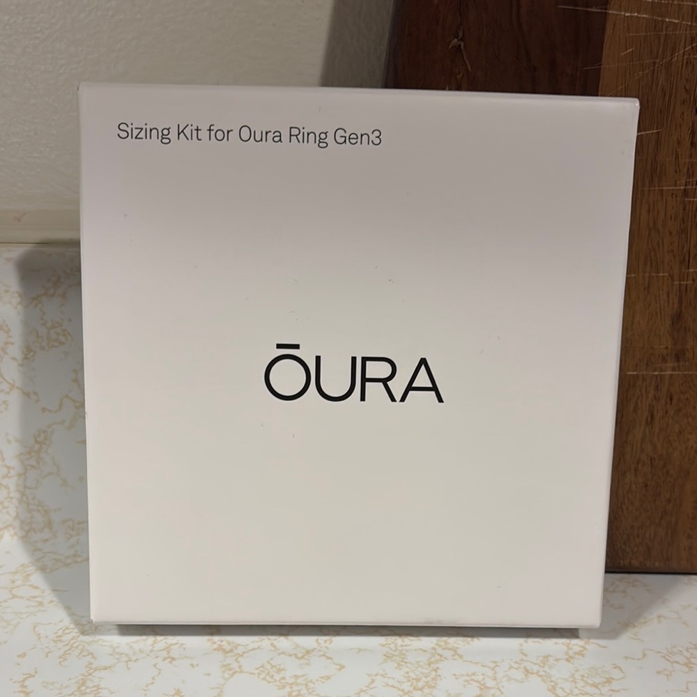 Oura Ring Gen 3 and 4 Sizing Kit in Cream